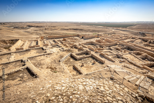 Tel Sheva and Tel Be'er Sheva are the Hebrew names, and Tell es-Seba the Arabic name of an archaeological site in southern Israel believed to be the remains of the biblical town of Beersheba.