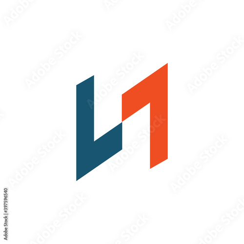 Free Download N letter initial logo design template - GFXLoad