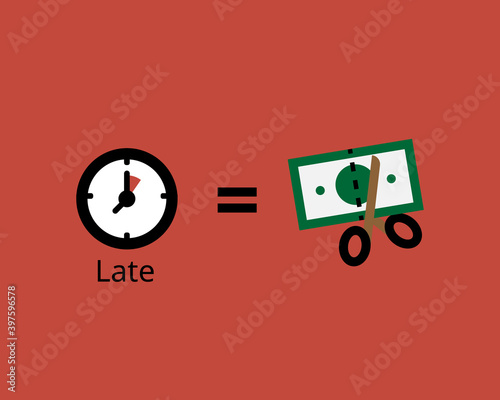 late policy by deduct salary in payroll vector