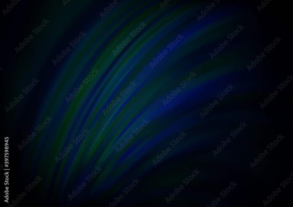 Dark BLUE vector pattern with lamp shapes. Dark BLUE vector pattern with lamp shapes.