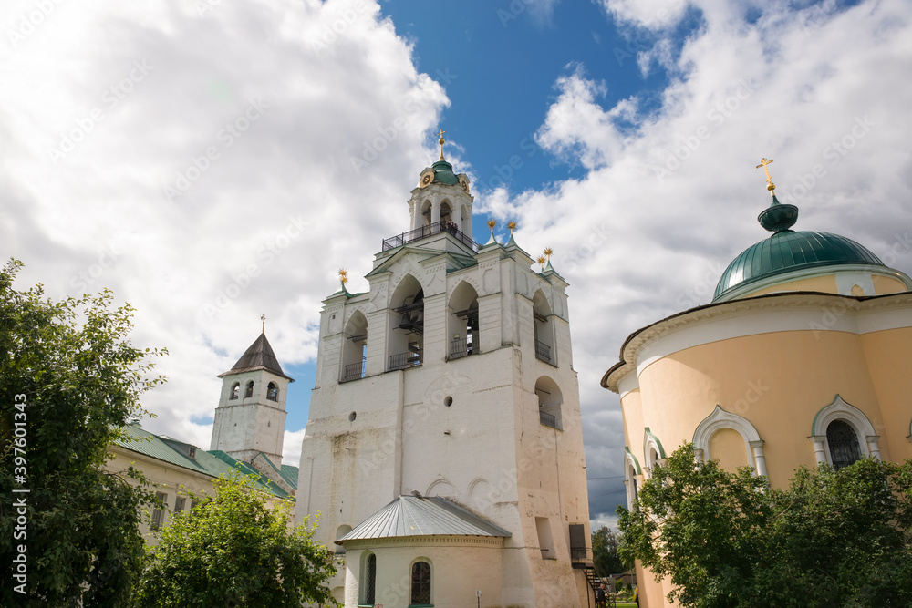 The architectural ensemble of the Spaso-Preobrazhensky Monastery (Spaso-Yaroslavl Monastery). Yaroslavl. Gold ring of Russia