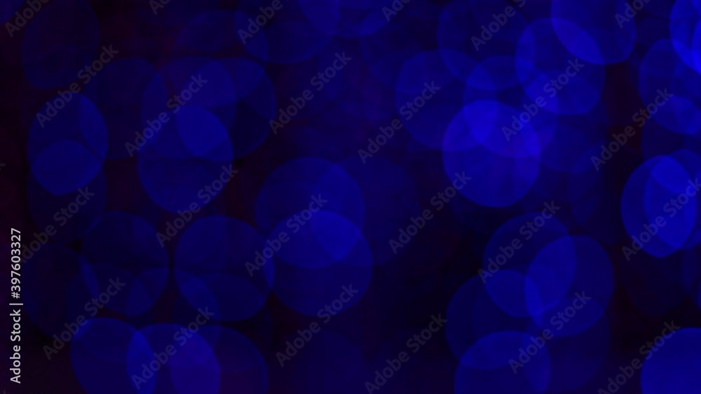 Black and Blue bokeh abstract background.