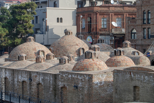 Domed roofs of Georgian bath houses