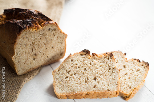 Tasty Polish traditional sourdough bread