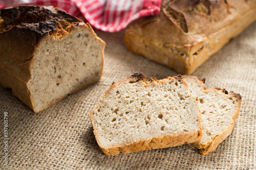 Tasty Polish traditional sourdough bread