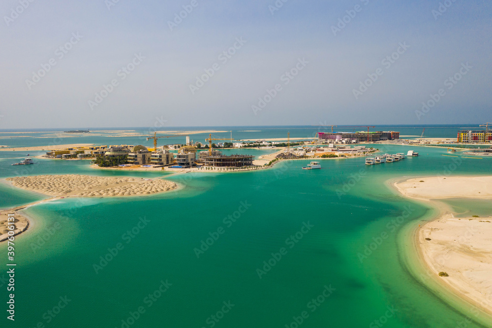 4k photo, The World, Island, Jumeirah, Dubai, United Arab Emirates, Middle East, Aerial view, Drone