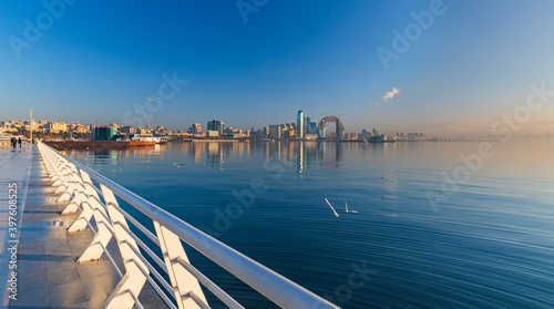Early morning on the seasid...