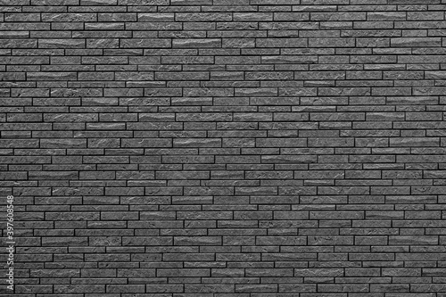 black wall texture of decorative brick