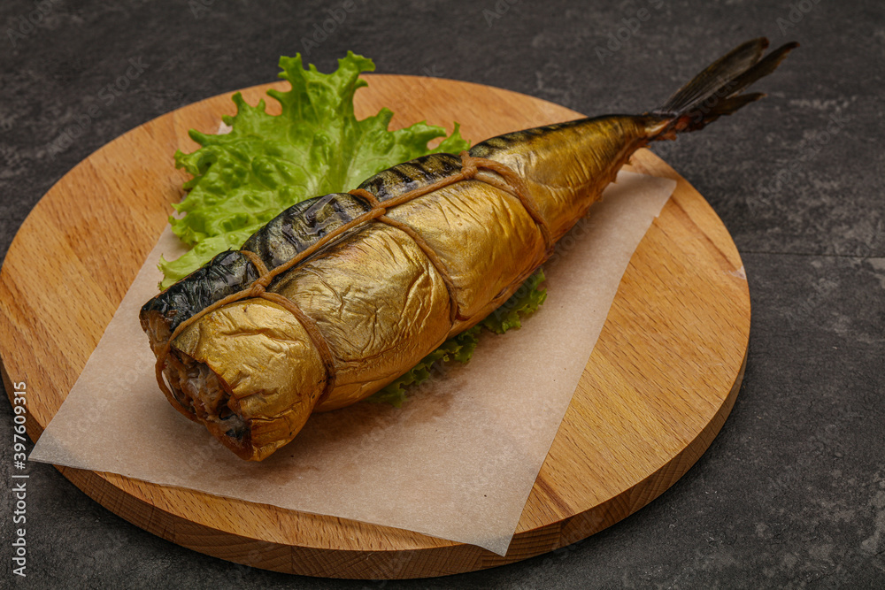 Smoked tasty mackerel fish snack Smoked tasty mackerel fish snack