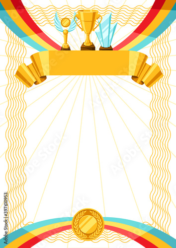 Award certificate or diploma.
