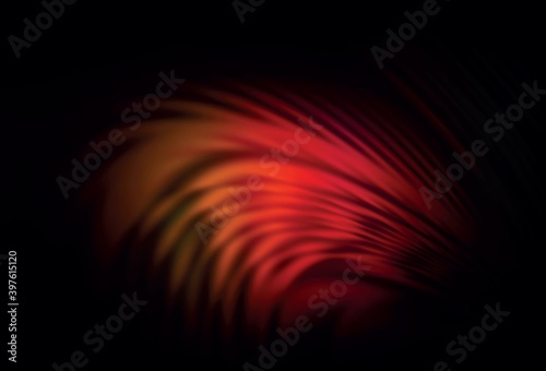 Dark Red, Yellow vector blurred shine abstract background. © smaria2015