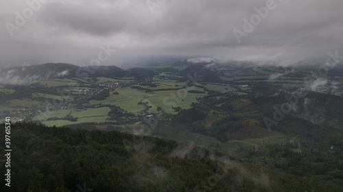 The Beskids or Beskid Mountains are a series of mountain ranges in the Carpathians, stretching from the Czech Republic in the west along the border of Poland with Slovakia up to Ukraine in the east.