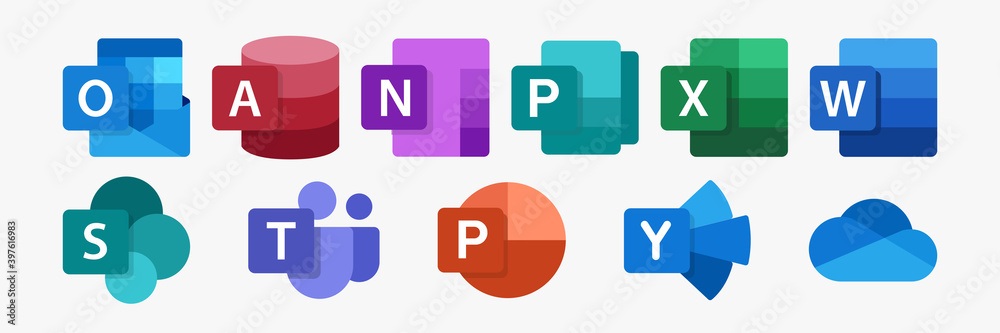 Microsoft Office 365: Outlook, Access, OneNote, Publisher, Word, Excel ...