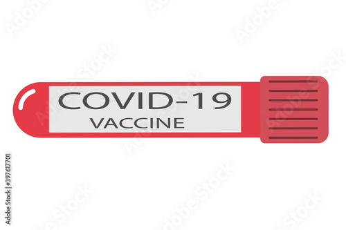 Blood sample tube for COVID-19, vaccine.