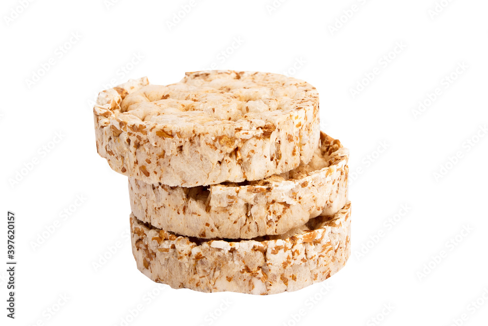 Handmade oat cookies with sesame and different seeds, isolated Handmade oat cookies with sesame and different seeds, isolated