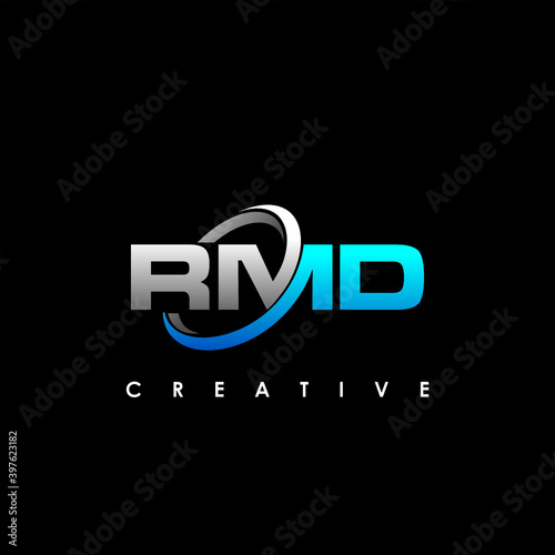 RMD Letter Initial Logo Design Template Vector Illustration	
 photo