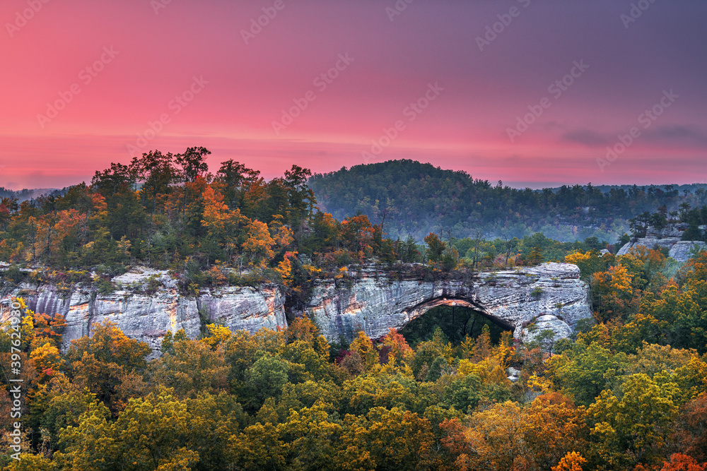 Daniel Boone National Forest, Kenucky, USA at the Natural Arch