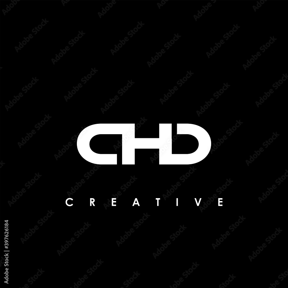 Fototapeta premium CHD Letter Initial Logo Design Template Vector Illustration 