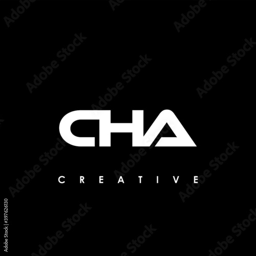 CHA Letter Initial Logo Design Template Vector Illustration 