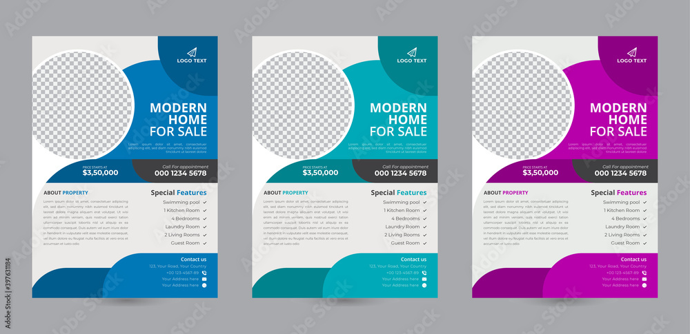 Creative Real Estate Agency Flyer Design Template Creative Real Estate Agency Flyer Design Template