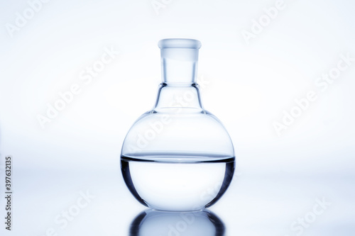 Flat Bottom Flask used for chemical distillation.