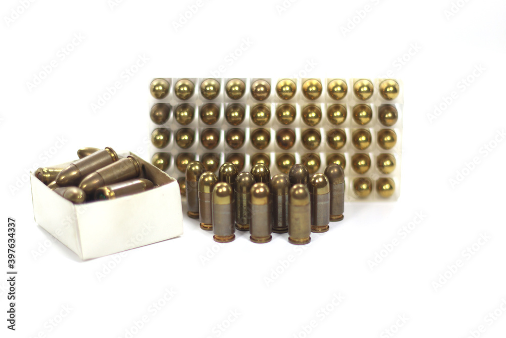 nine caliber cartridge of military war pistol nine caliber cartridge of military war pistol