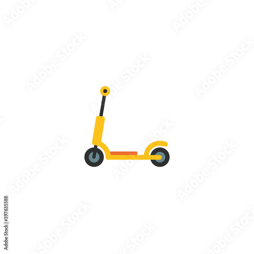 Scooter vector isolated icon