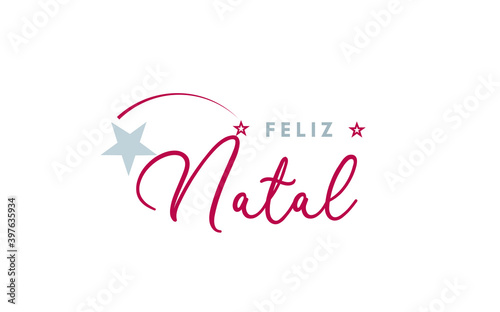 Feliz Natal. Papai Noel. Mensagem para impressao.