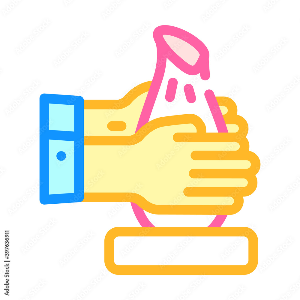 master making pot on turm pottery device color icon vector illustration master making pot on turm pottery device color icon vector illustration