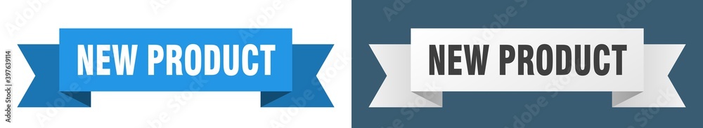 new product ribbon. new product isolated paper sign. banner new product ribbon. new product isolated paper sign. banner