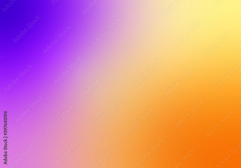 青と紫とオレンジのグラデーション背景