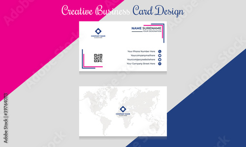 Fototapeta Naklejka Na Ścianę i Meble -  Corporate Professional Business Card Design