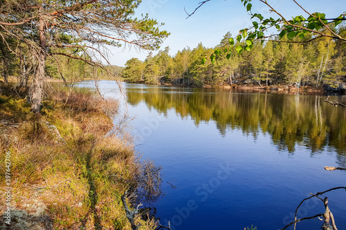 Sweden Hiking Travel Vattern Lake photo