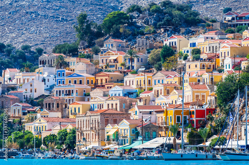 Symi Island view in Greece. © nejdetduzen