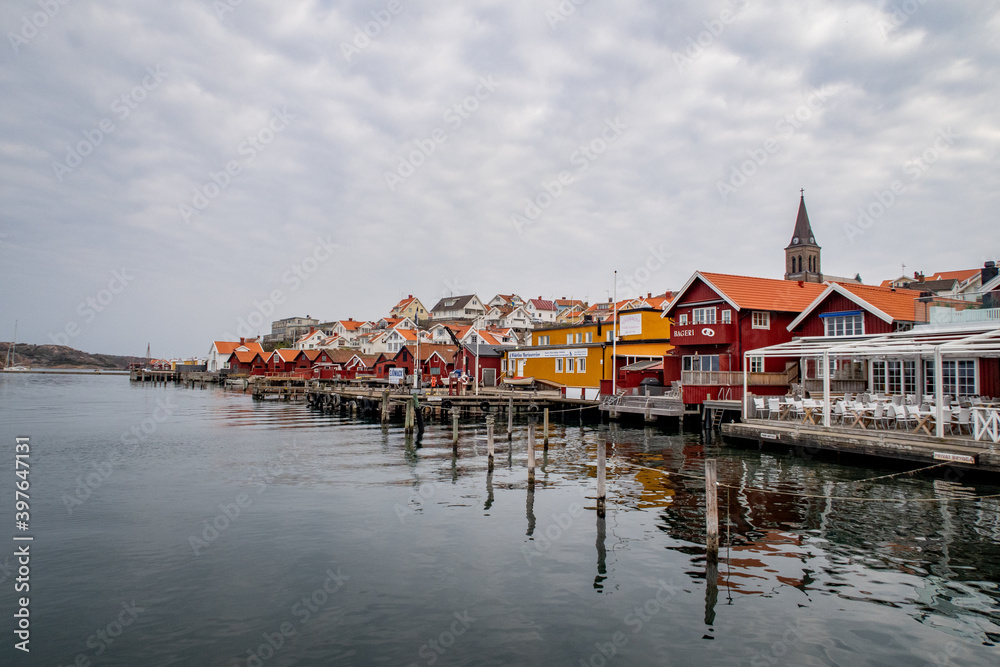 Sunny Sweden Fjällbacka west coast spring fisher village