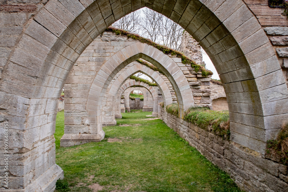 Sweden Monastery Alvastra Hiking in Spring