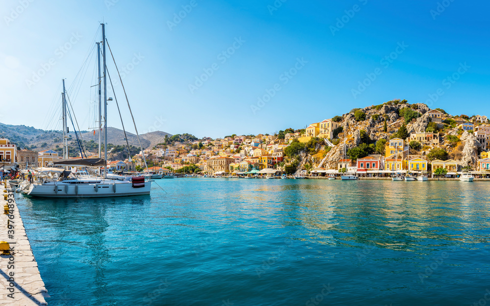 Symi Island view in Greece.