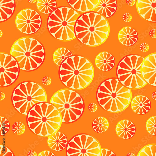 seamless pattern oranges 
