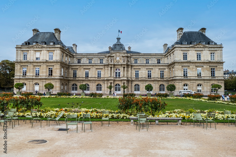 The Luxembourg Palace in Paris