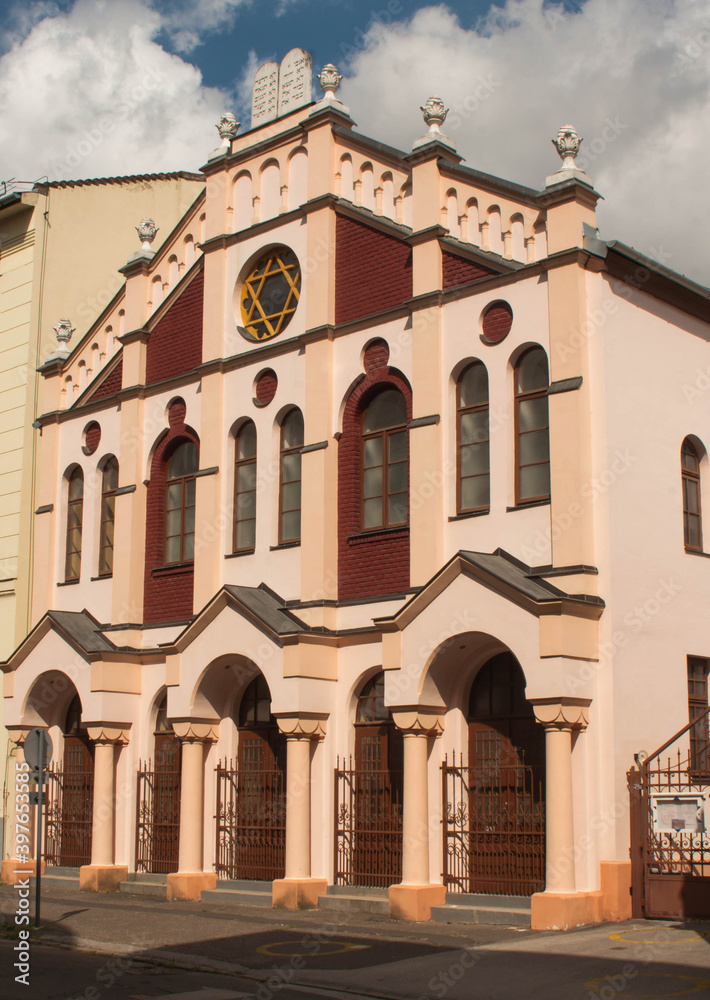 The synagogue building in Debrecen