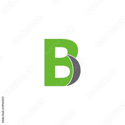 Letter B logo icon design concept