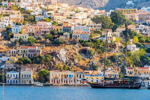 Symi Island view in Greece.