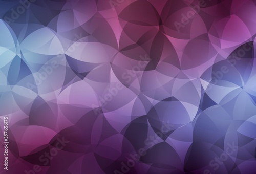 Dark Purple vector abstract polygonal background.