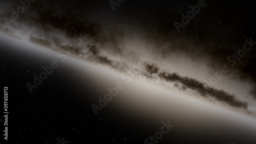 The Andromeda Galaxy  spiral galaxy in the constellation of Andromeda