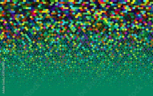 Light Multicolor, Rainbow vector layout with lines, rectangles.