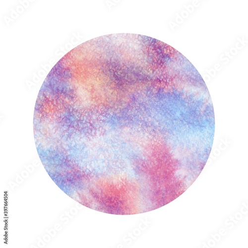 Bright watercolor. Purple and violet color background