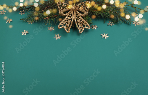 Christmas golden decoration...