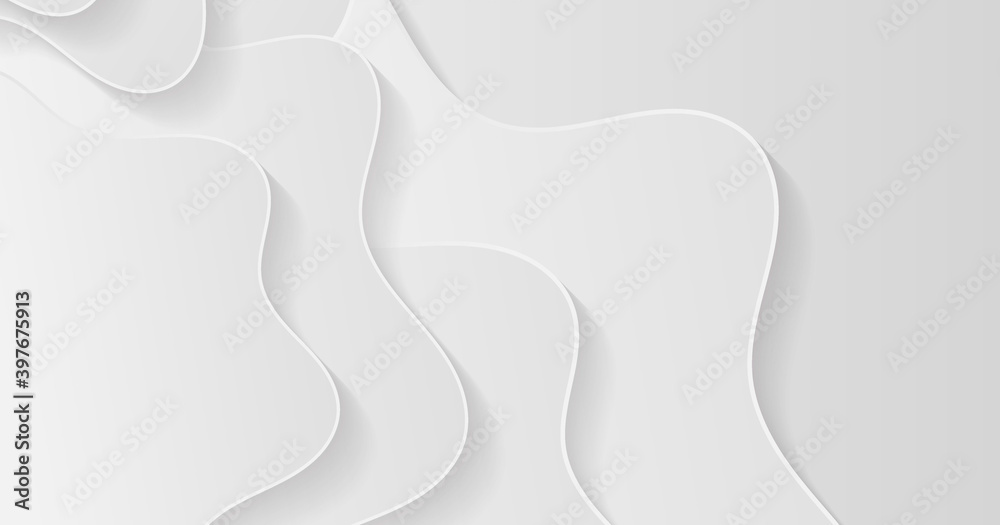 abstract background .Paper waves abstract background .Paper waves