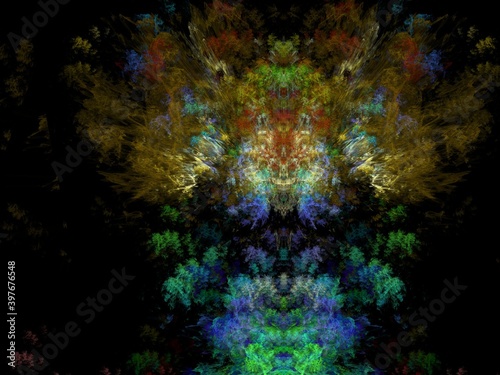 Imaginatory fractal background Image