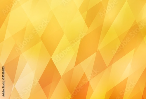 Light Yellow vector template with rhombus.